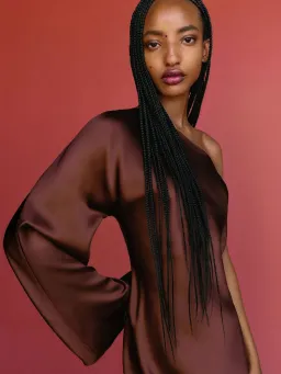 Reformation Omari Silk Dress for rent on The Volte - image 2