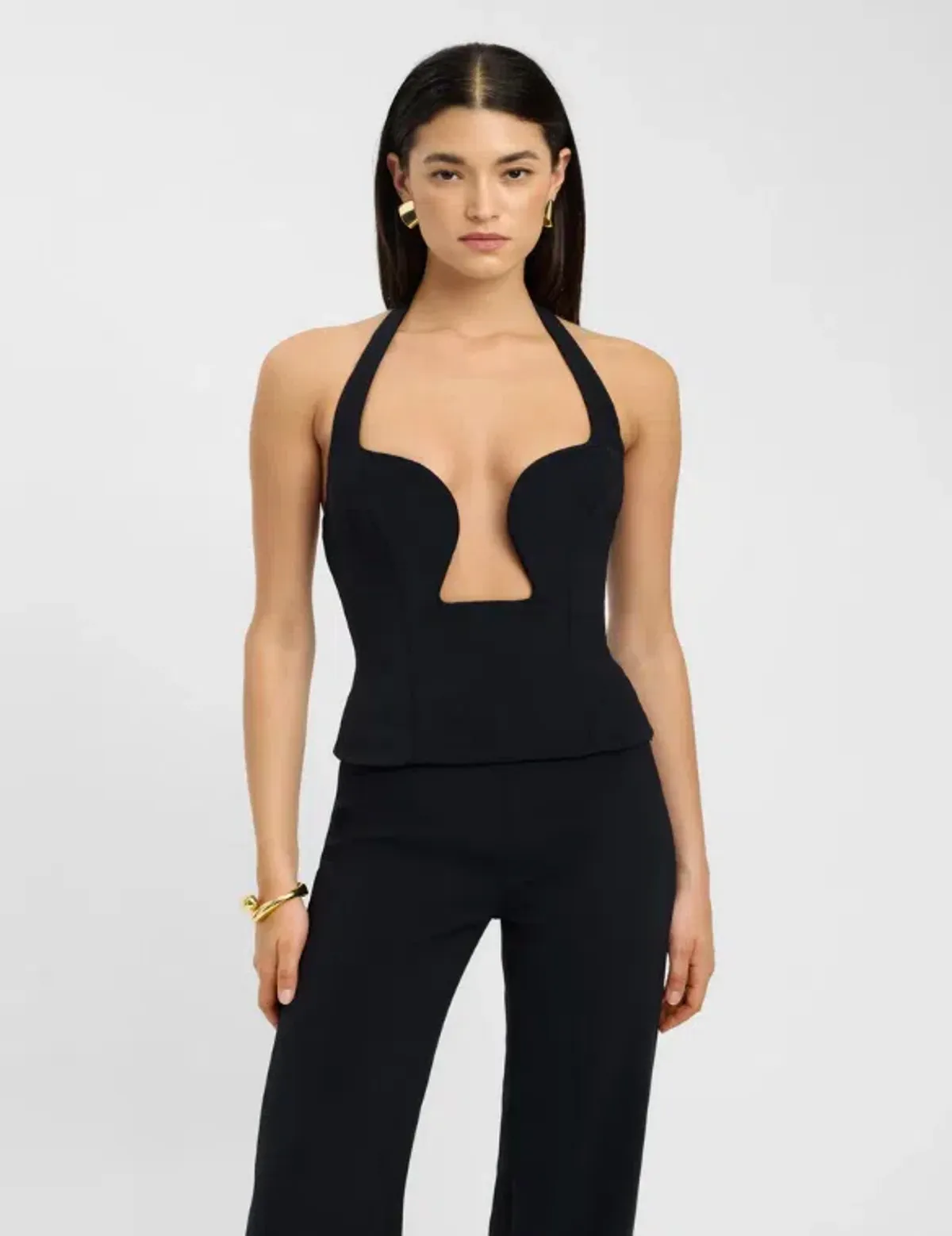 Kookai Alto Low Cut Top for rent on The Volte - main image