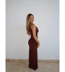 Natalie Rolt Cadence Gown Espresso Size 0 AU 6 for rent on The Volte - image 3