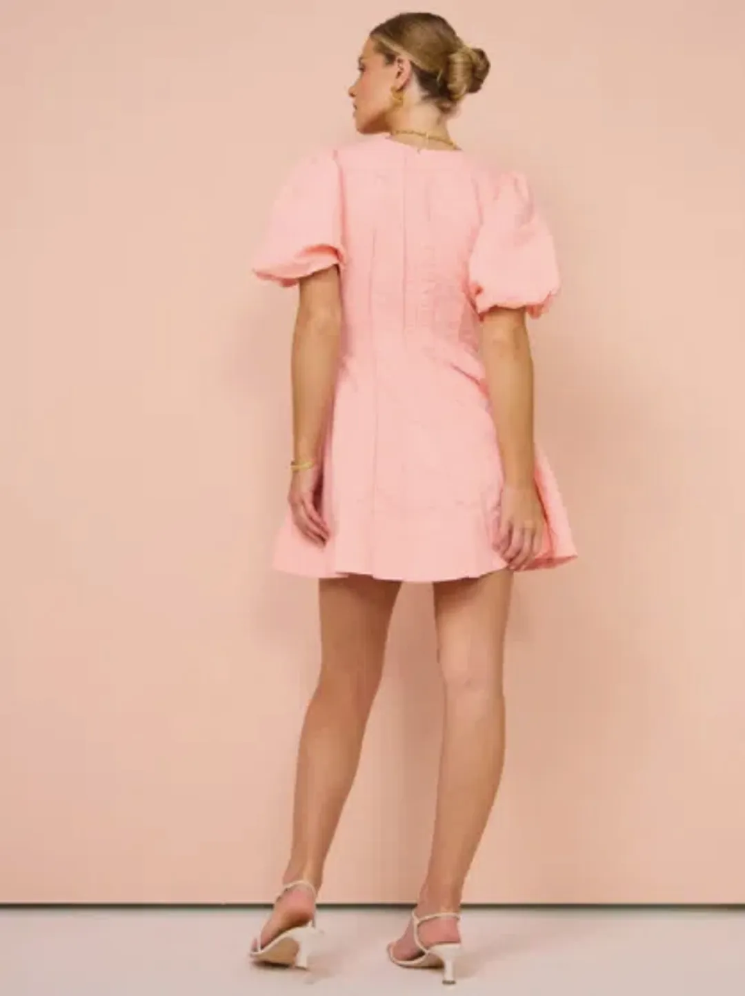 By Nicola Sea Loving S/S Mini Dress In Rockmelon for rent on The Volte - main image