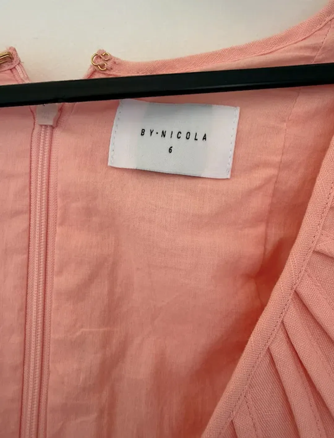 By Nicola Sea Loving S/S Mini Dress In Rockmelon for rent on The Volte - main image