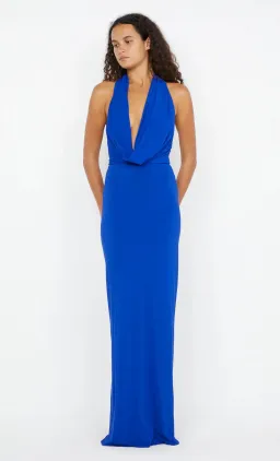 Bec & Bridge Nessie Cowl Dress / Blue / Size 6 for rent on The Volte - image 1