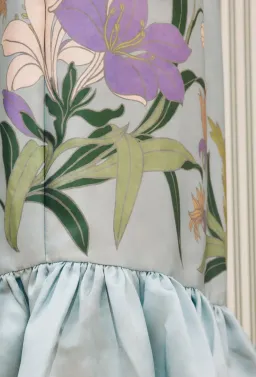 Alemais Alfie Midi Dress Blue floral Size 12 for rent on The Volte - image 4