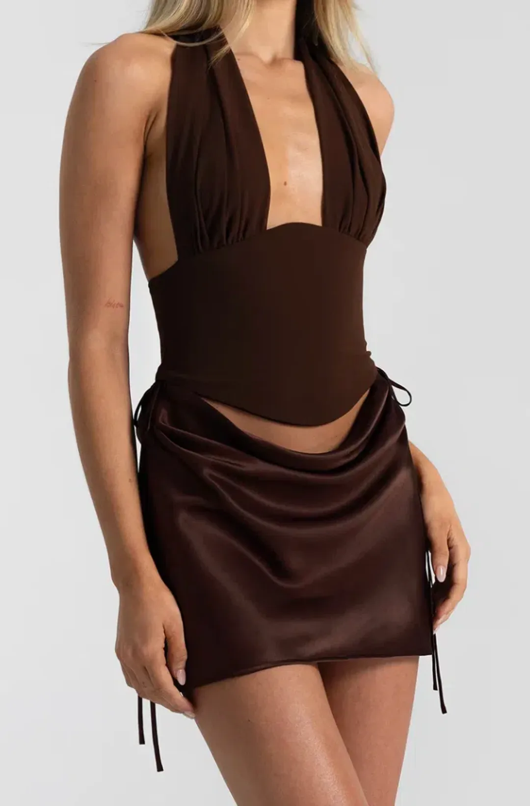 NATALIE ROLT BRONTE TOP & EVELYN MINI. SIZE 1 / AU 8 for rent on The Volte - main image