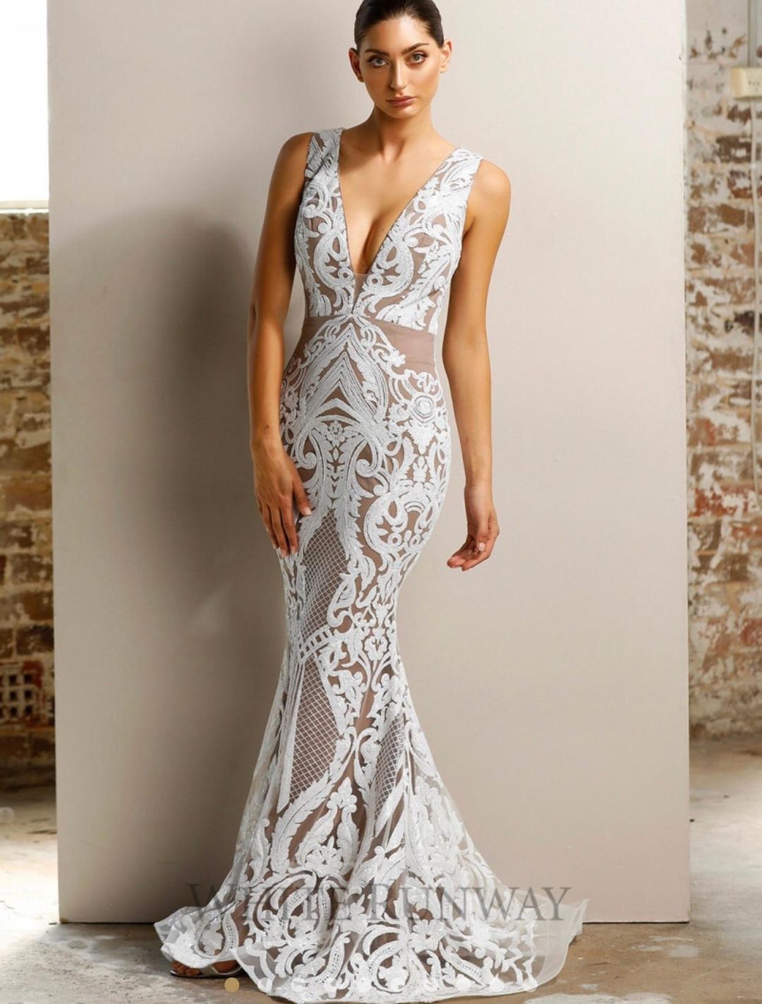 Jadore Floor length Dress size 10 for rent on The Volte - main image