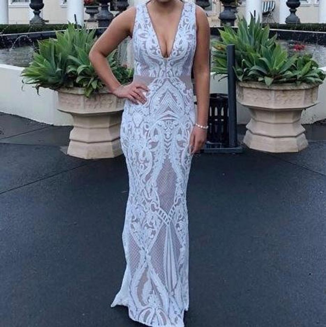 Jadore Floor length Dress size 10 for rent on The Volte - main image