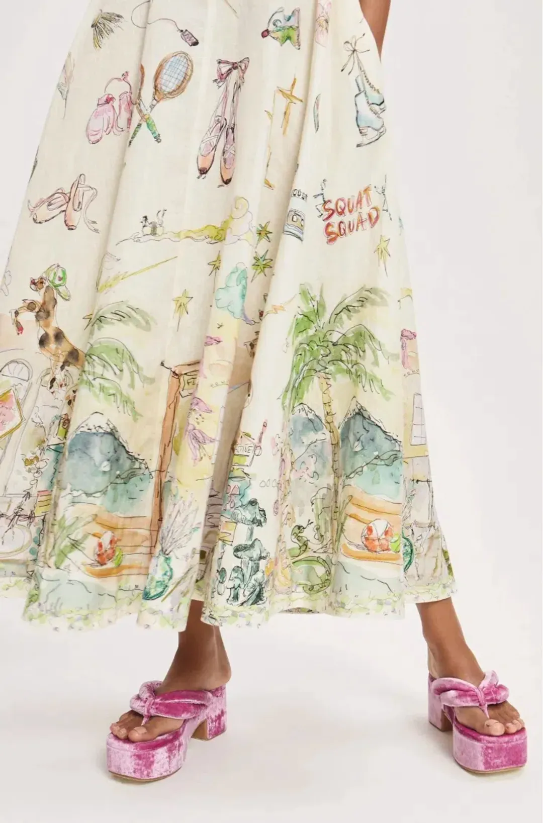 Alémais Anouk Ballet Sundress Size 16AU for rent on The Volte - main image