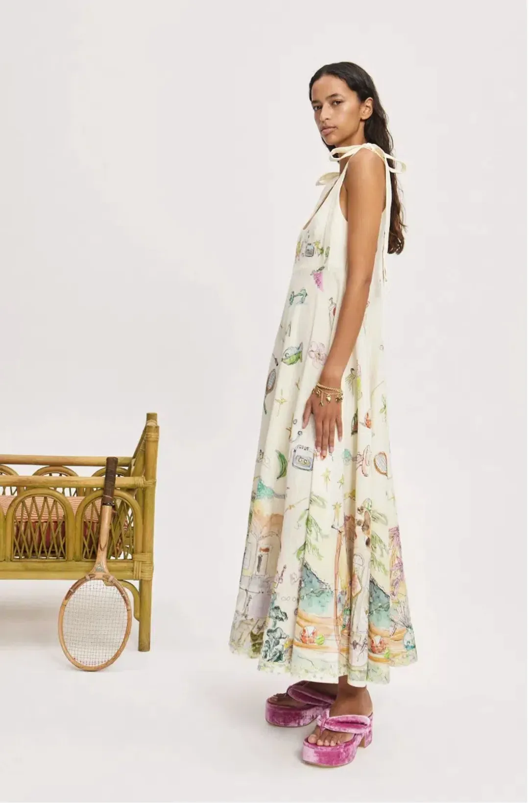 Alémais Anouk Ballet Sundress Size 16AU for rent on The Volte - main image