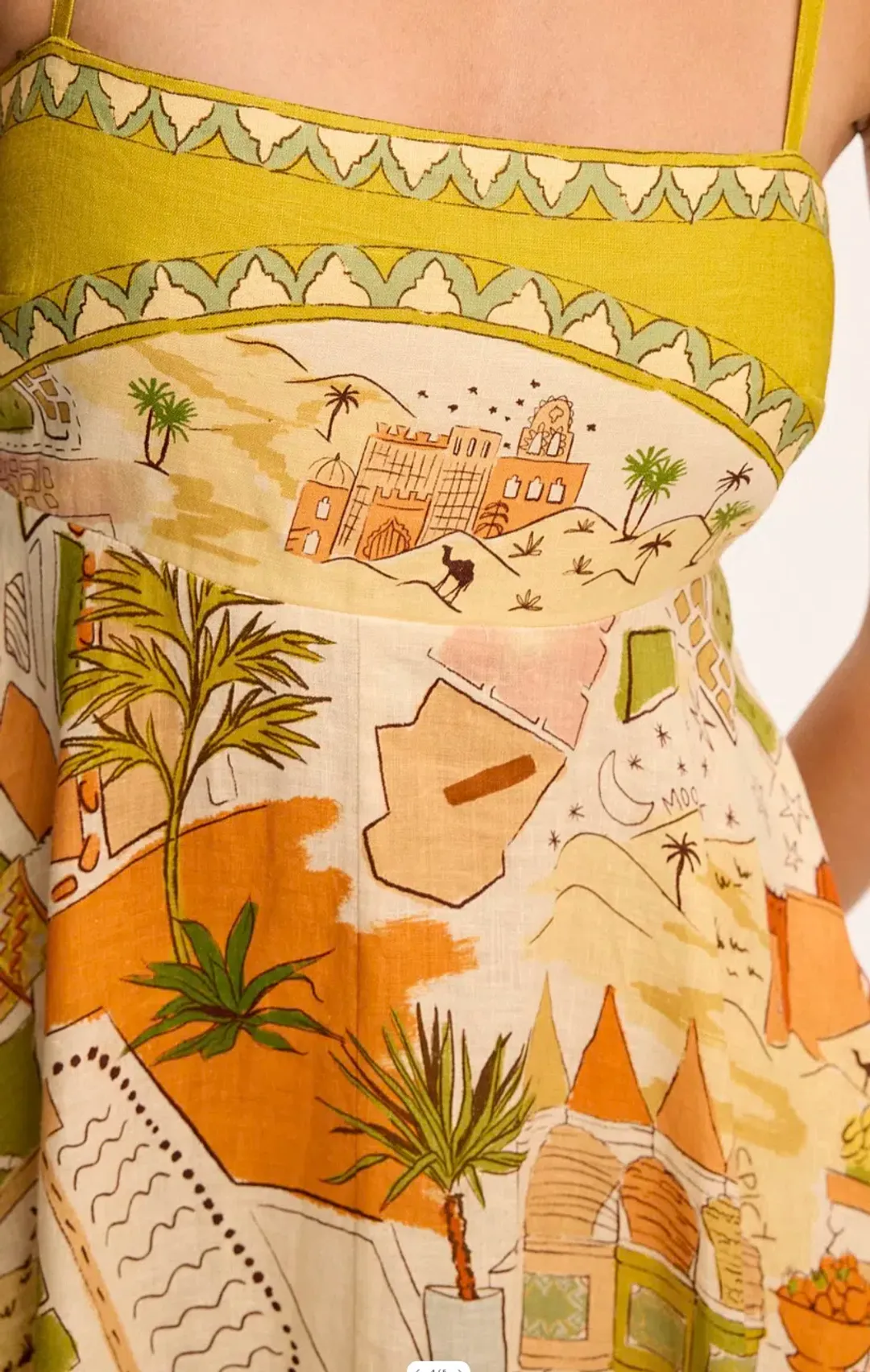 Alémais Bazaar Sundress Exclusive Size 16 for rent on The Volte - main image