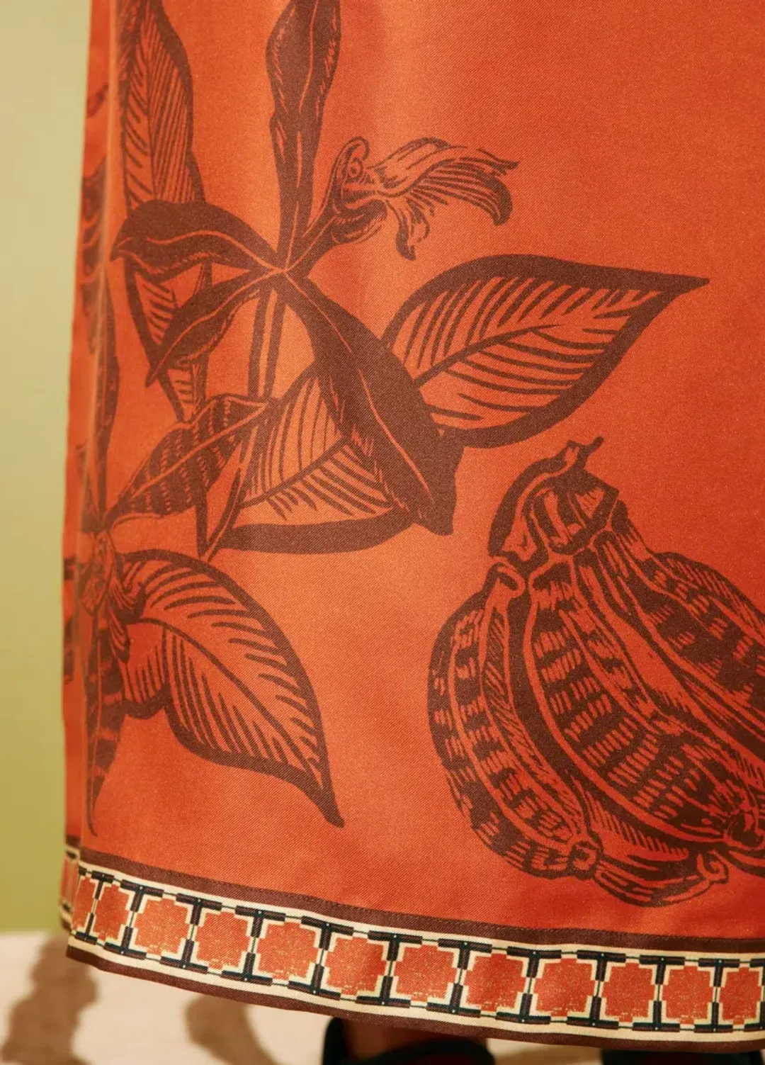 Alémais Monkey Dance Silk Midi Dress Size 16AU for rent on The Volte - main image