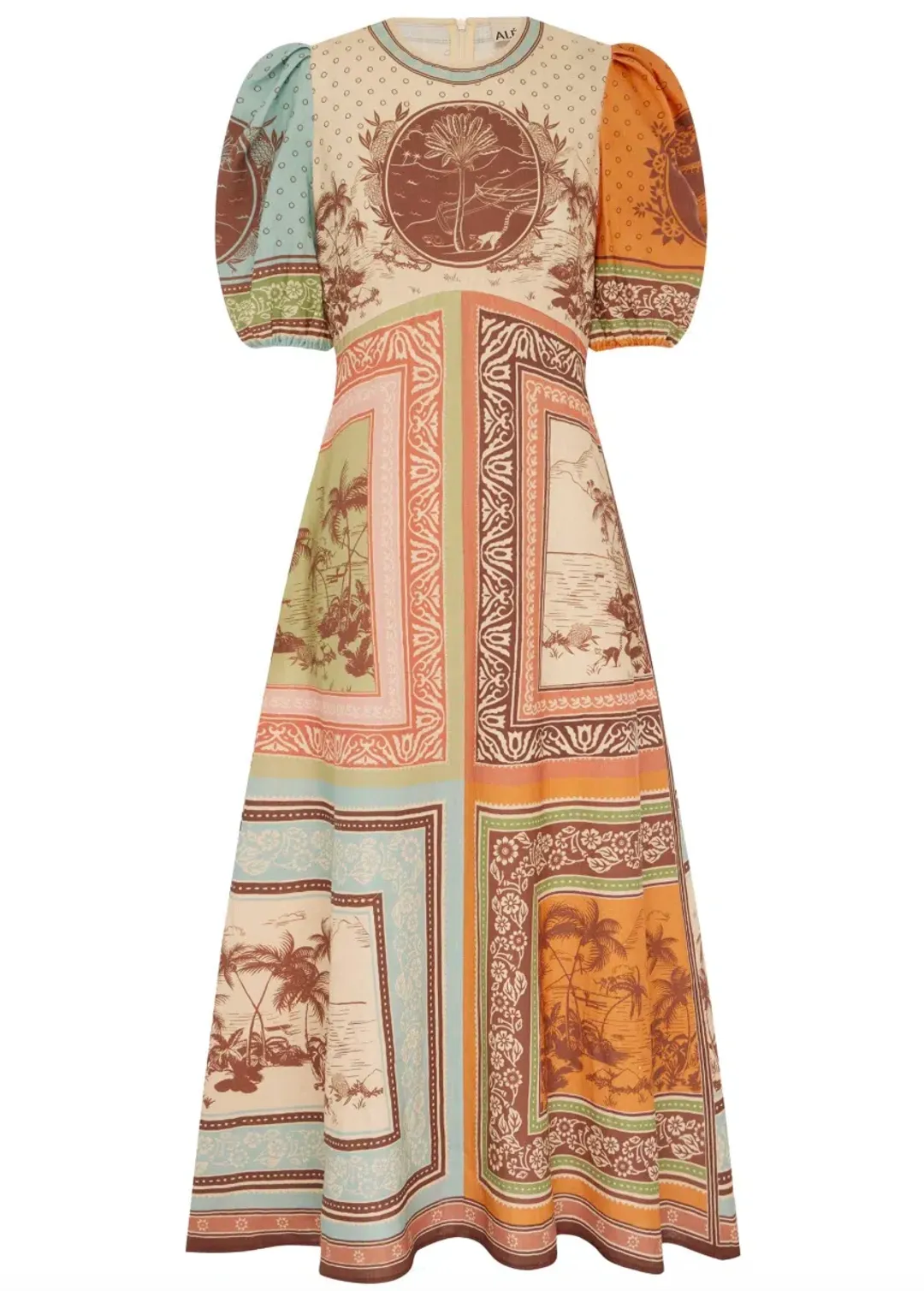 Alémais Alberta Midi Dress Size 14 for rent on The Volte - main image