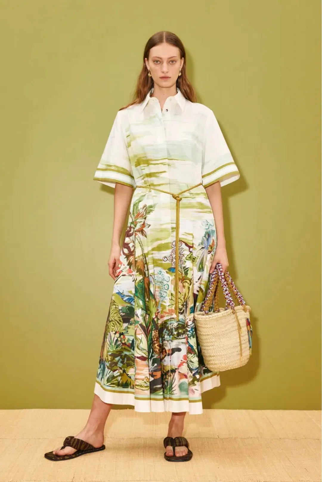 Alémais Jungle Boogie Shirtdress Size 14AU for rent on The Volte - main image