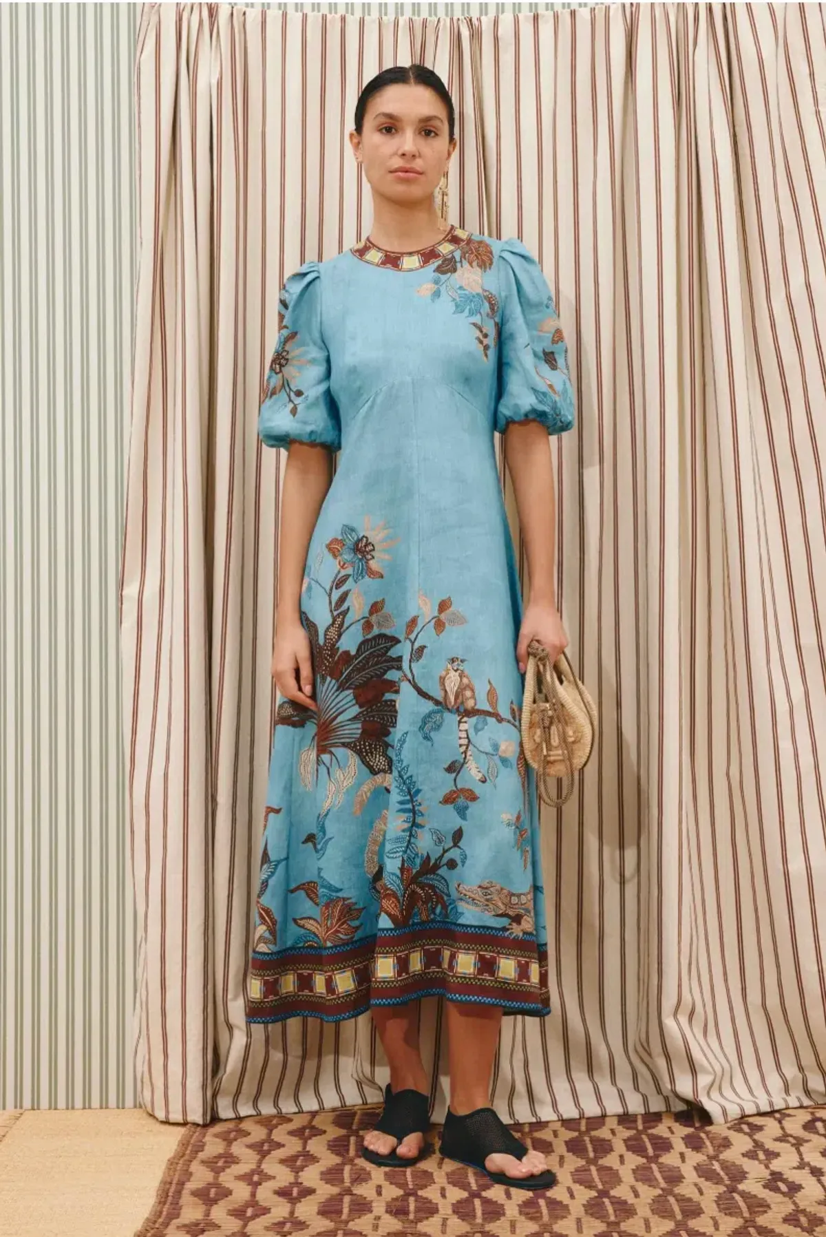 Alémais Georgie Midi Dress Size 16AU for rent on The Volte - main image