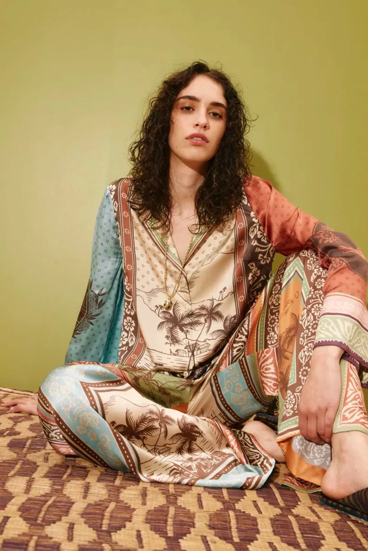 Alémais Alberta Silk Short and Pant Set Size 16AU - Image 5