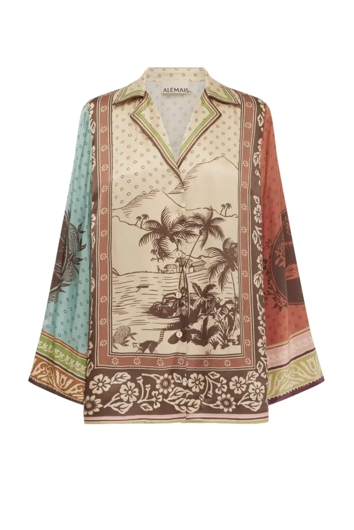 Alémais Alberta Silk Short and Pant Set Size 16AU - Image 7