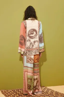 Alémais Alberta Silk Short and Pant Set Size 16AU for rent on The Volte - image 3