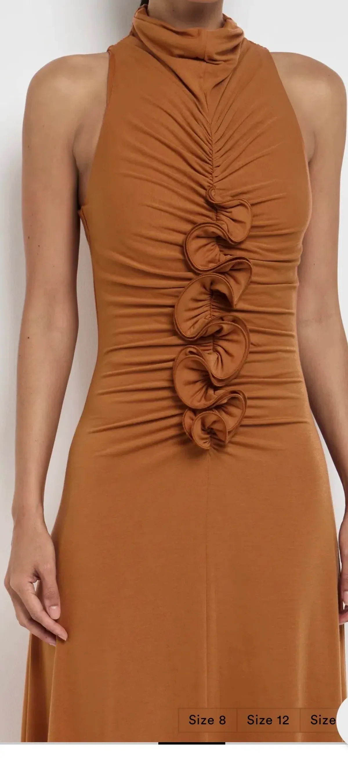 Sheike Orange Lara Dress - Image 3