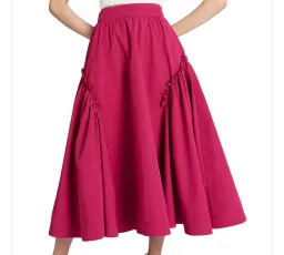 Aje Promise Midi Skirt Fuchsia Size 8 for rent on The Volte - image 1