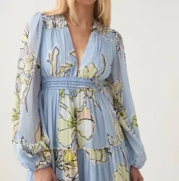 Aje Romantica Voile Maxi Dress Size 8 for rent on The Volte - image 2