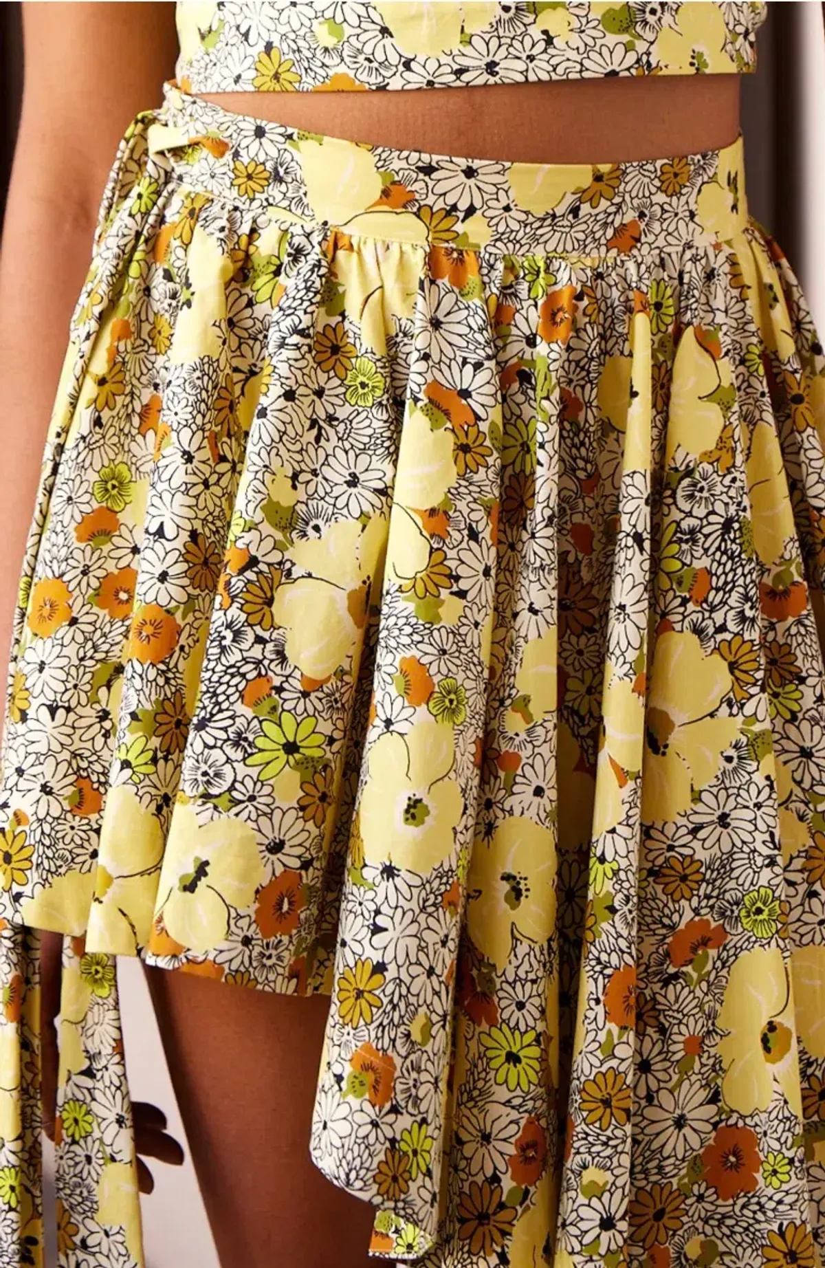 Alémais Orange Blossom Top and Skirt Set Size 16AU - Image 6