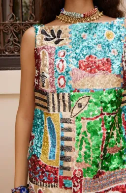 Alémais jazz embellished mini dress size 14 for rent on The Volte - image 5