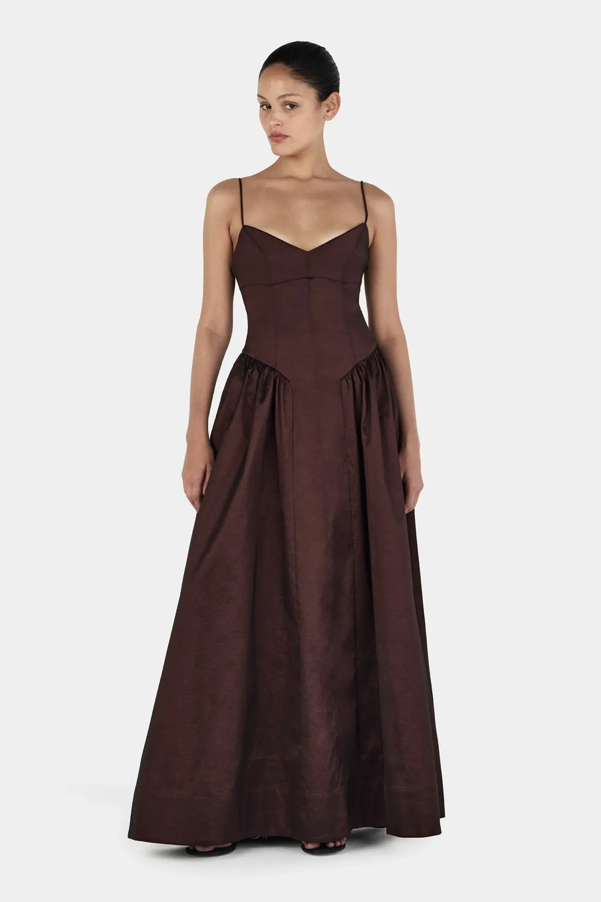 Hansen And Gretel Bellini Gown Chocolate Size 12 - Image 7