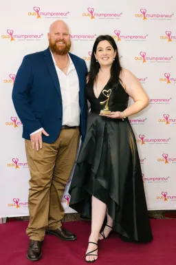 JJ’s House black satin halter cocktail ball dress for rent on The Volte - image 4