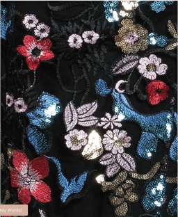 Bariano SELENE STRAPLESS MULTI-LACE GOWN B39D10-HL for rent on The Volte - image 3