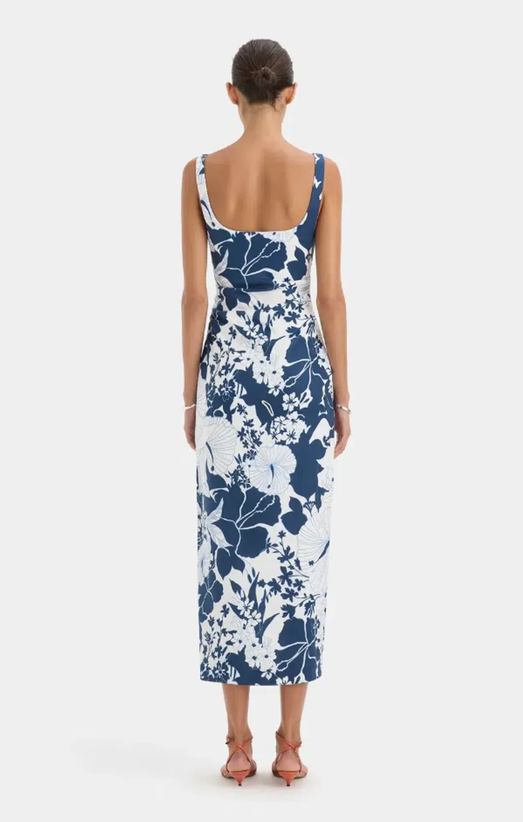 Sir the Label Paradiso Balconette Midi Dress Size 2 for rent on The Volte - main image