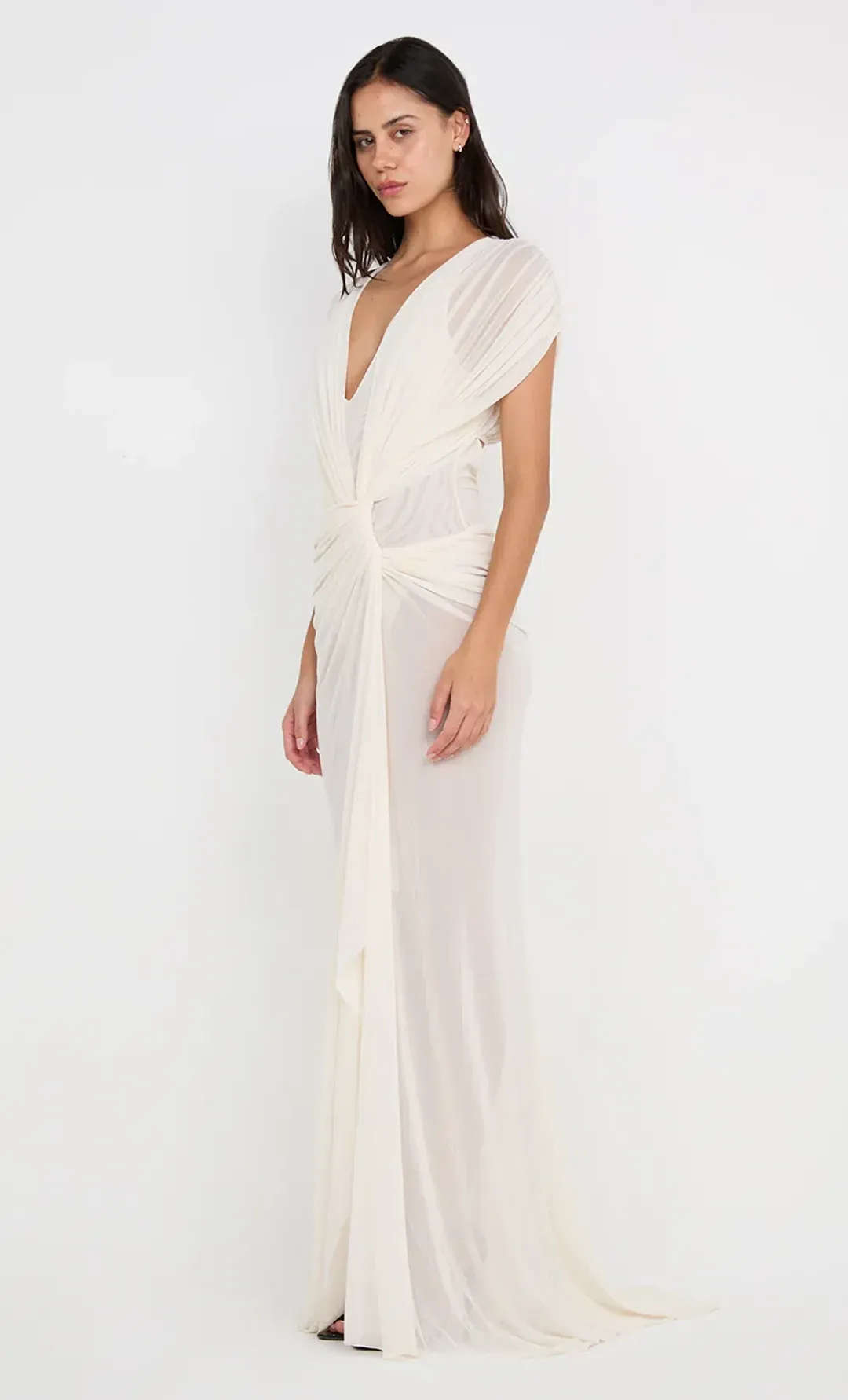 Bec + Bridge Leia Drape Gown Size 8 for rent on The Volte - main image