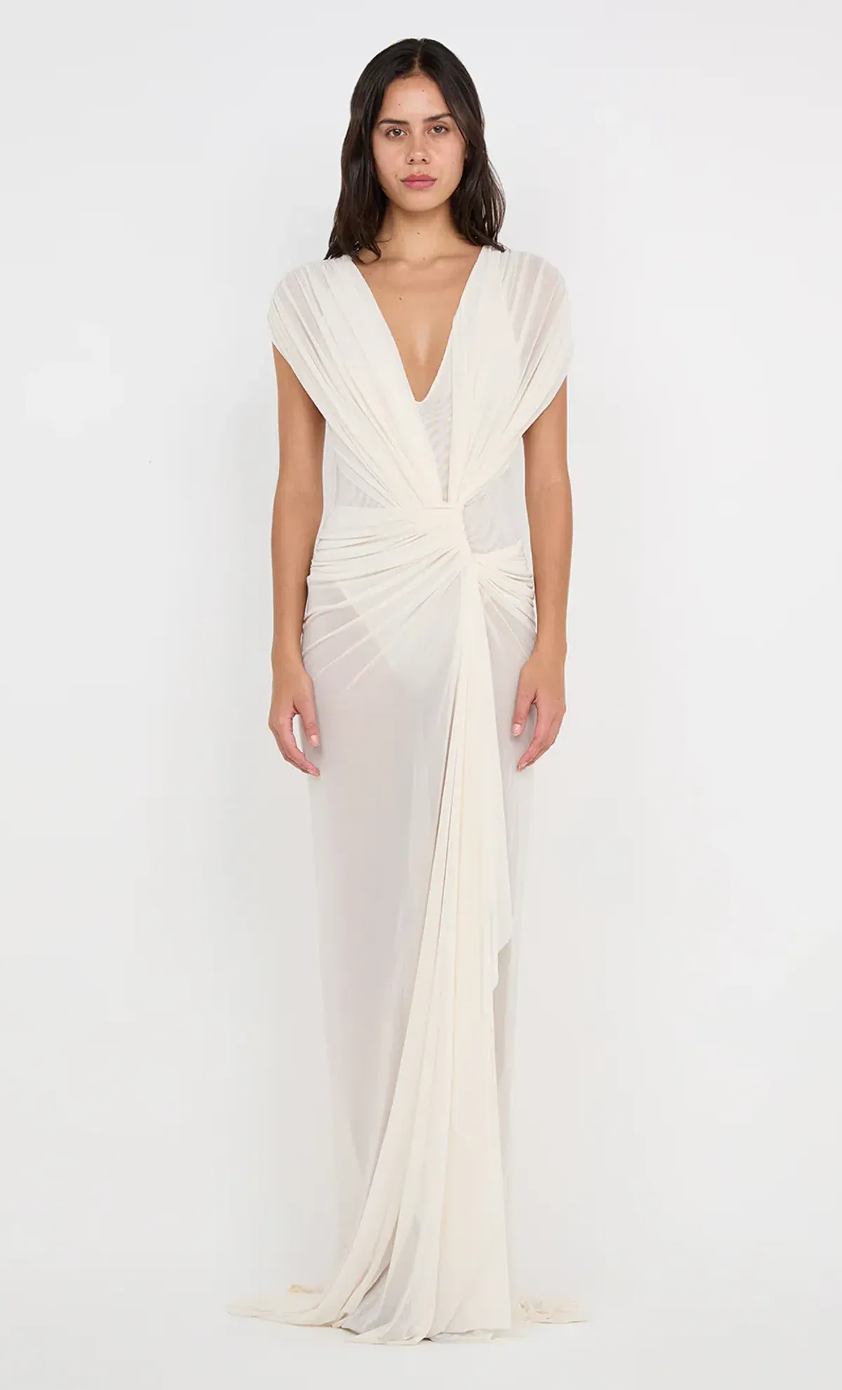 Bec + Bridge Leia Drape Gown Size 8 for rent on The Volte - main image