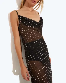Rat and Boa Giselle Polka Dot Maxi Dress in S/8 for rent on The Volte - image 4