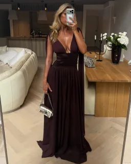 Arcina Ori Ramona Dress - Cacao Size S for rent on The Volte - image 4