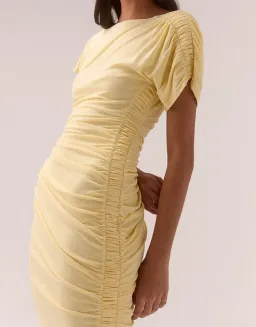 SOVERE STUDIO Rua Off Shoulder Dress for rent on The Volte - image 4