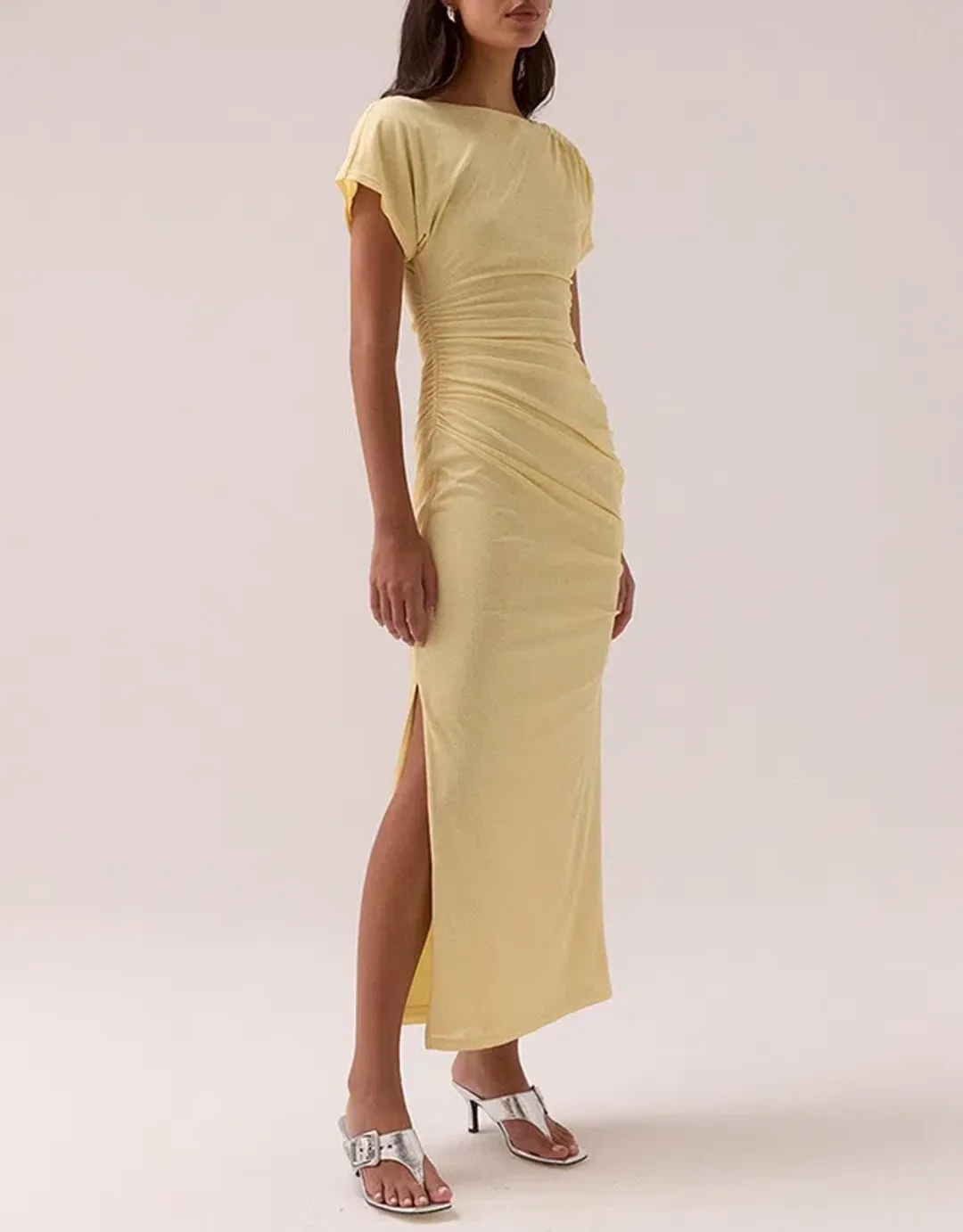 SOVERE STUDIO Rua Off Shoulder Dress for rent on The Volte - main image