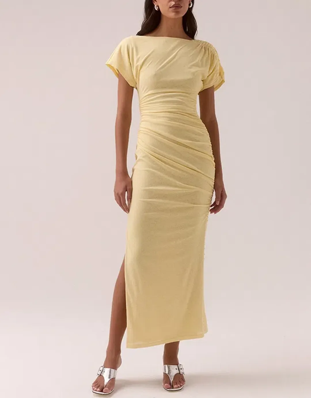 SOVERE STUDIO Rua Off Shoulder Dress for rent on The Volte - main image