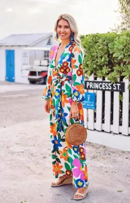 Mara Hoffman Luna Floral Print Maxi Dress Size S / AU 8 for rent on The Volte - image 4