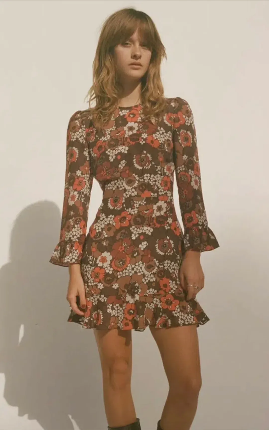 Realisation Par Mary Jane Shrooms Print Mini Dress Size L / AU 12 for rent on The Volte - main image