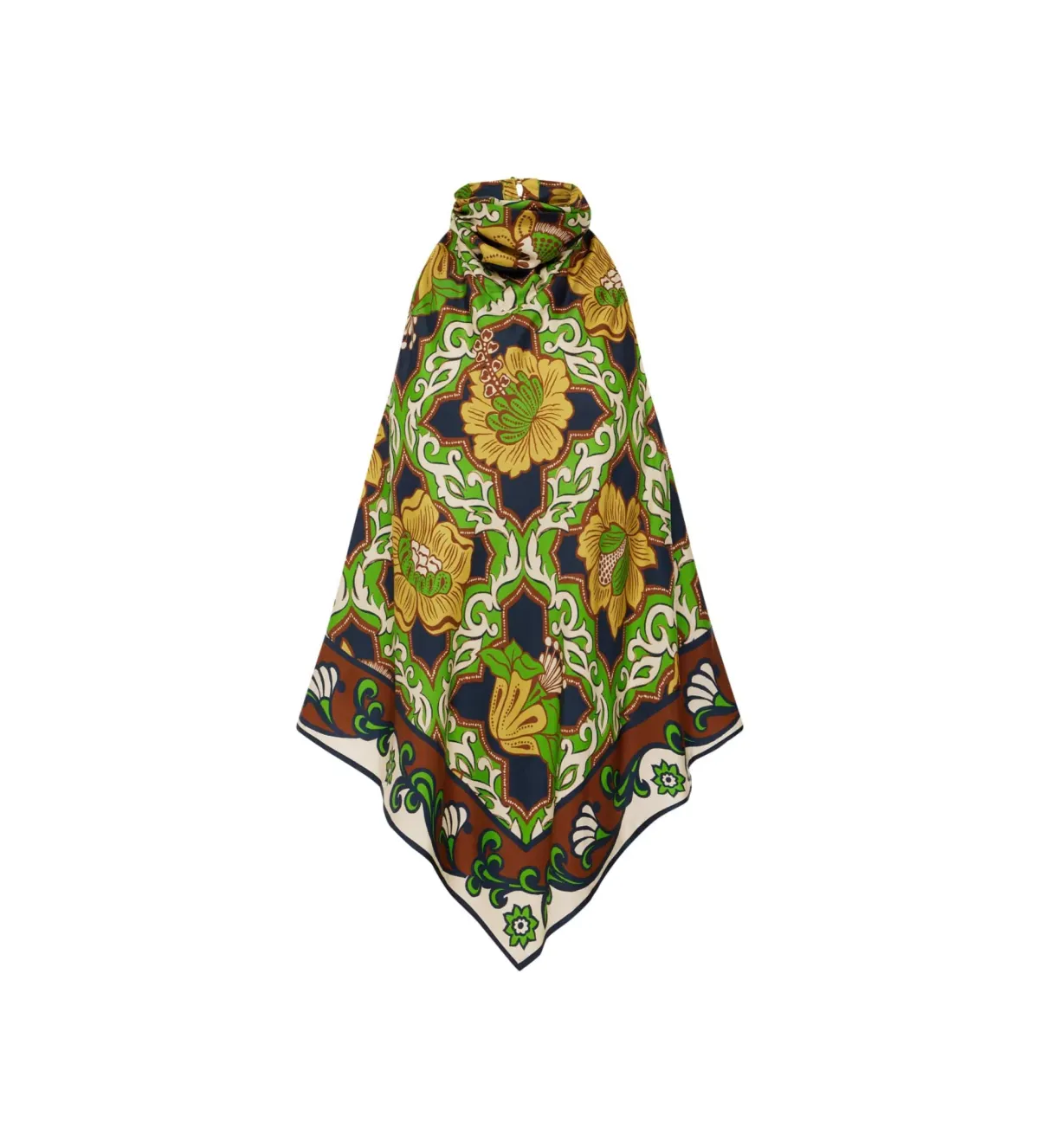 Alemais Liana Silk Top Size AU 6 and Palazzo Pant Size AU 8 Set Multi Print - Image 4