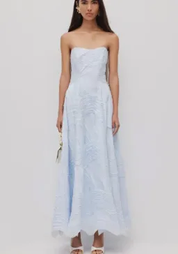 Aje Wave Gown in Pastel Blue Size 10 for rent on The Volte - image 1