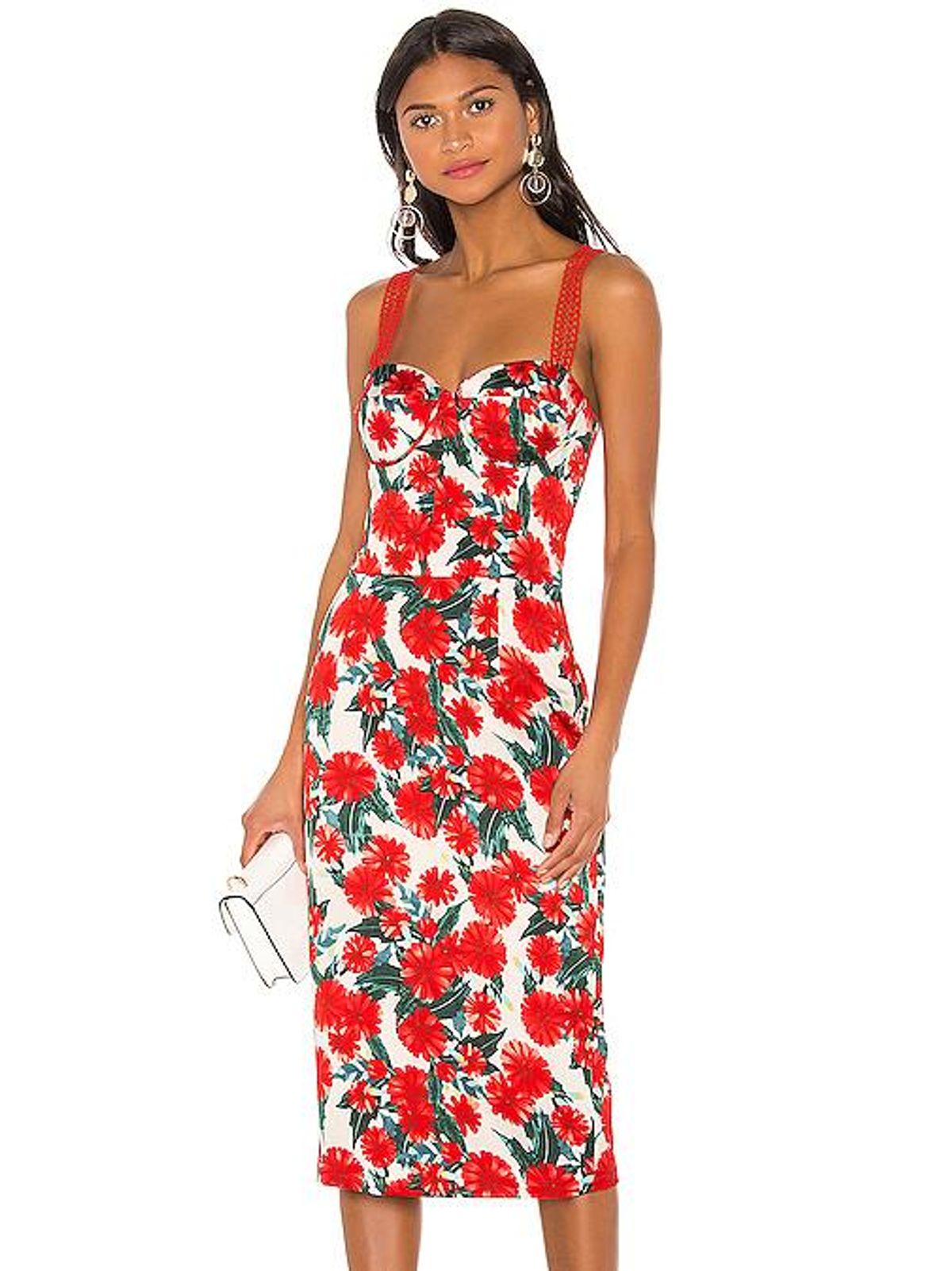 Bronx and Banco Ruby Pencil Dress Red Size 10 for rent on The Volte - main image