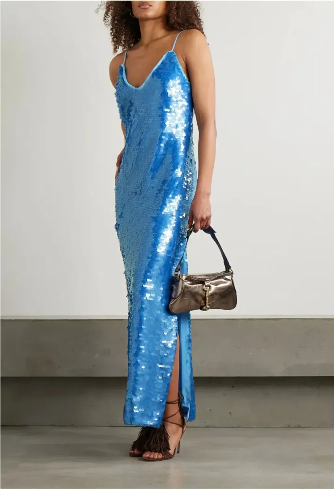Alemais Stellar Sequin Slip Dress Exclusive Size 12 AU for rent on The Volte - main image