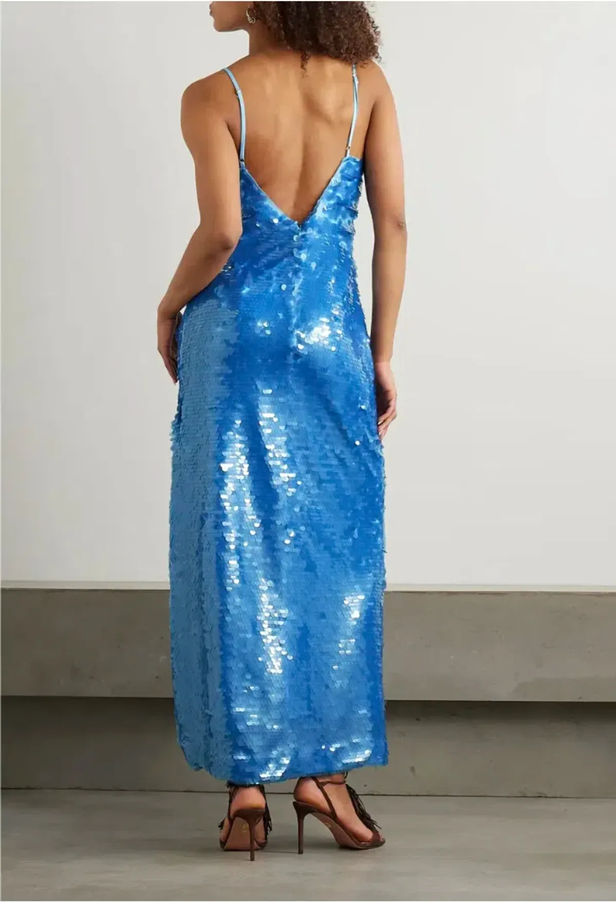 Alemais Stellar Sequin Slip Dress Exclusive Size 12 AU for rent on The Volte - main image