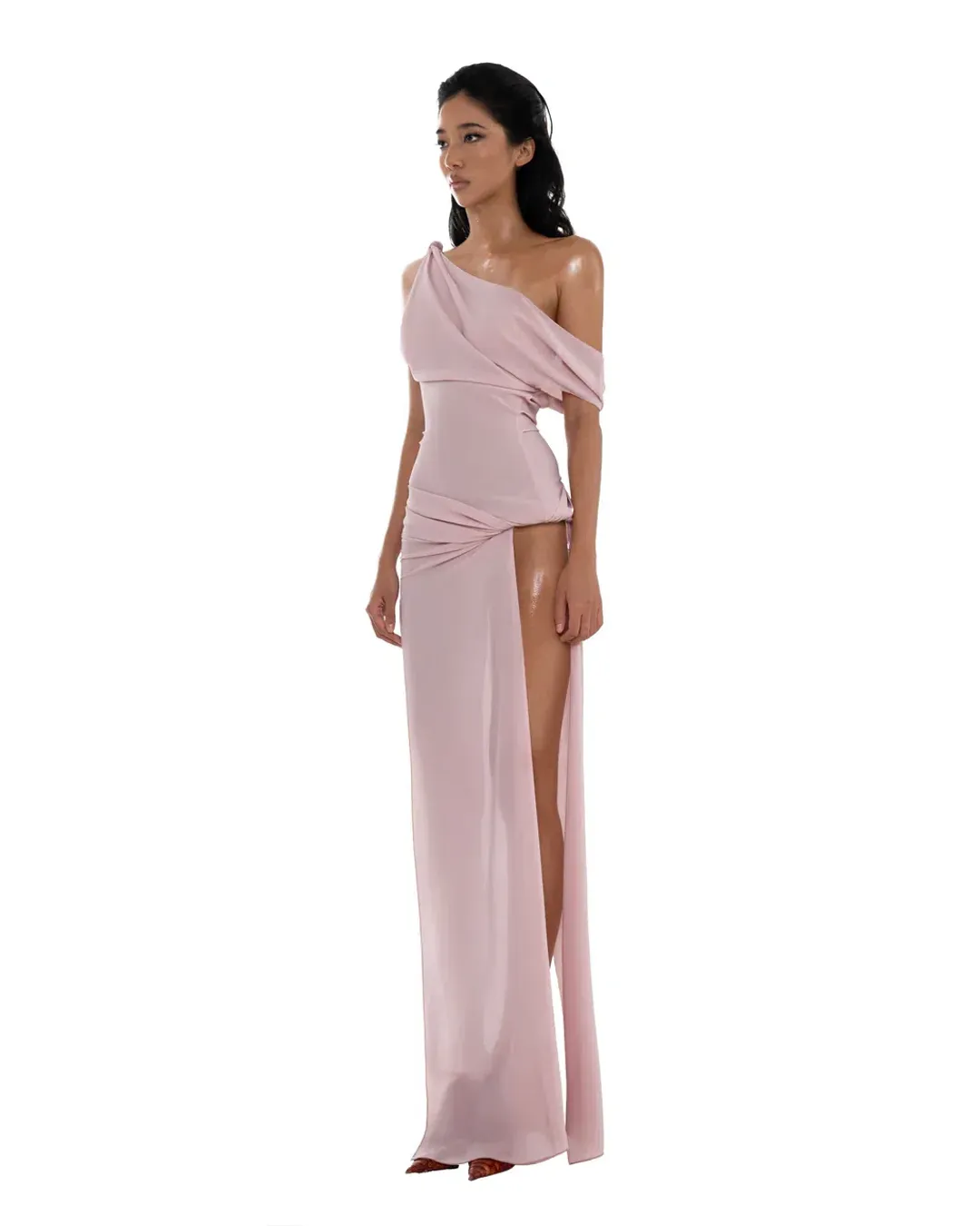 Huelley Rose Natalie Dress S in Light Pink for rent on The Volte - main image