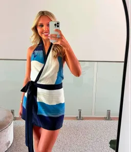 Sir the Label Mariner Halter Mini Dress Size 8 for rent on The Volte - image 1