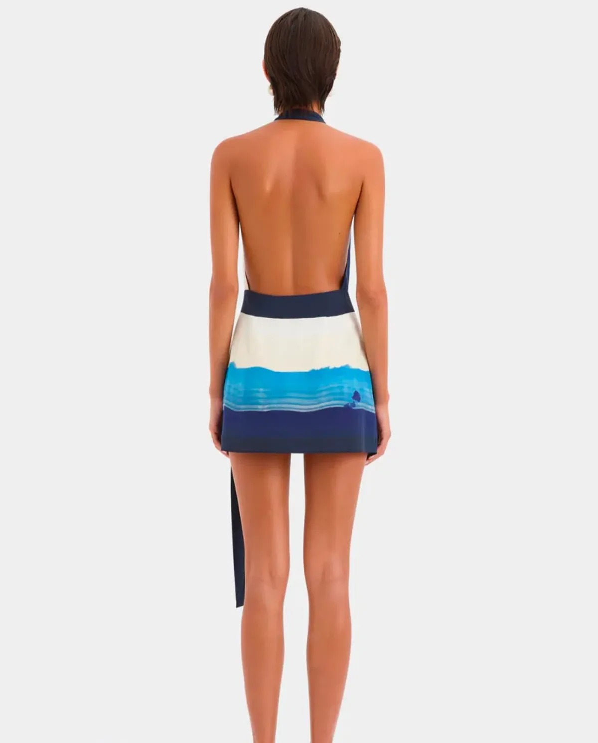 Sir the Label Mariner Halter Mini Dress Size 8 - Image 2