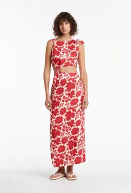 SIR the label, Cintra Knot Dress, Valentina Floral, Size 1 for rent on The Volte - image 3