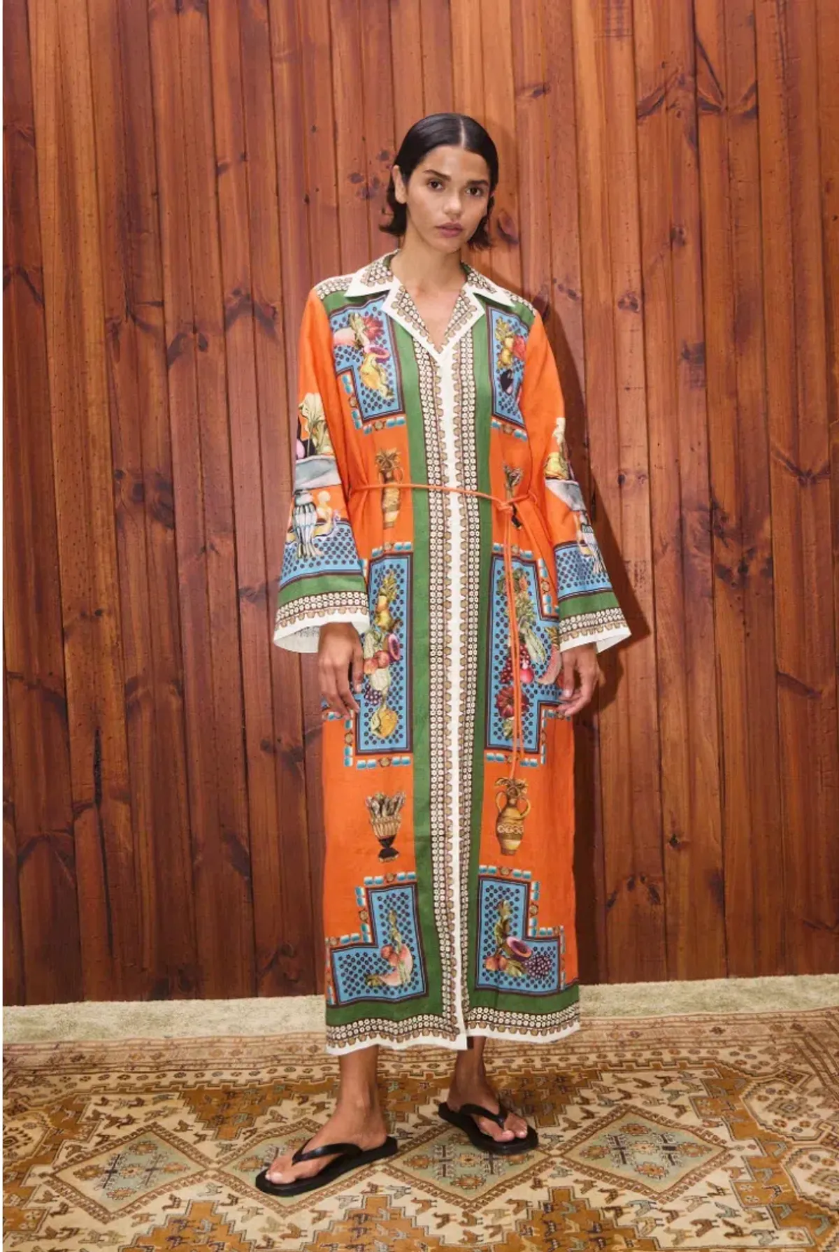 Alémais Rocco Shirtdress Size 14 AU for rent on The Volte - main image