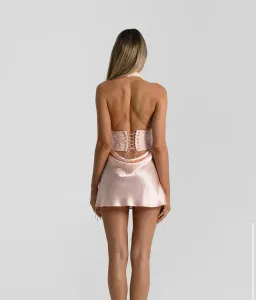 Natalie Rolt Verity Bustier + Evelyn Mini in Espresso SIZE 0/AU 6 for rent on The Volte - image 4