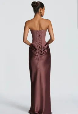 Babyboo Maggie maxi dress Dusty rose 8 for rent on The Volte - image 2